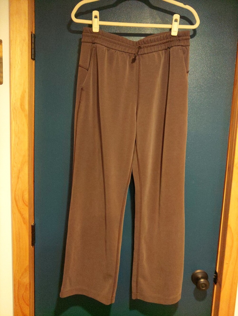 lululemon Brown Softstreme Wideleg Lounge Pants Size 10